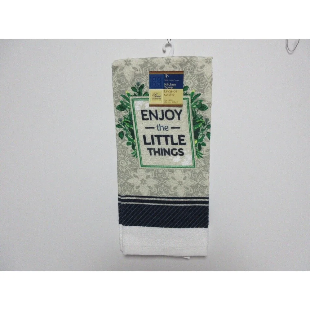 3pc NWT Enjoy The Little Things Kitchen Mitt Kitchen Towels NWT